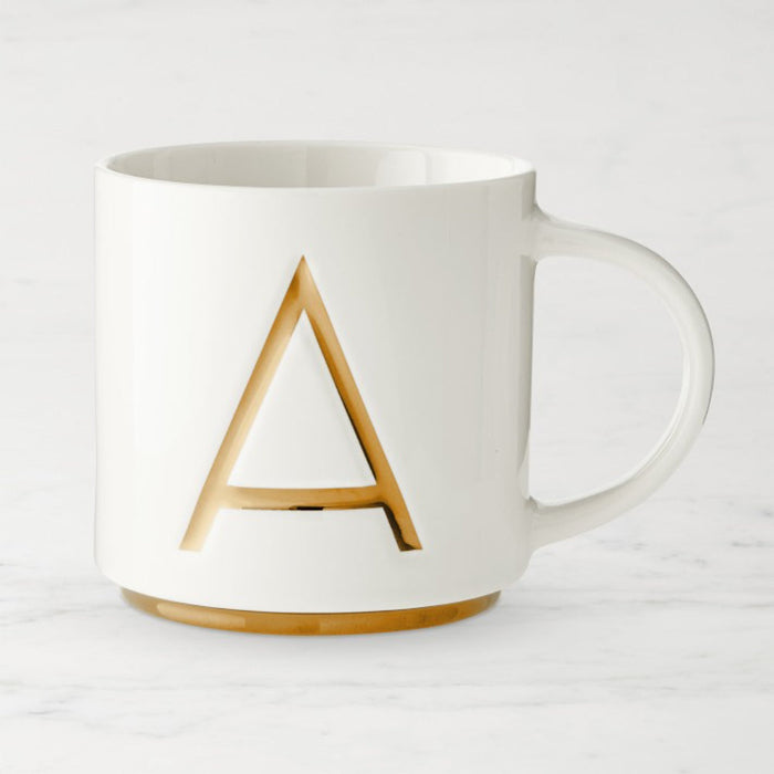 15oz Coffee Mug With A To Z Print - Mineral Mug