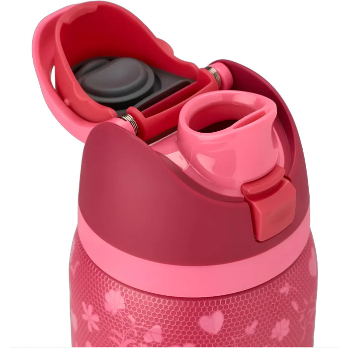 32 Oz Double Wall Insulated Floral Print Bottle For Daily Hydration