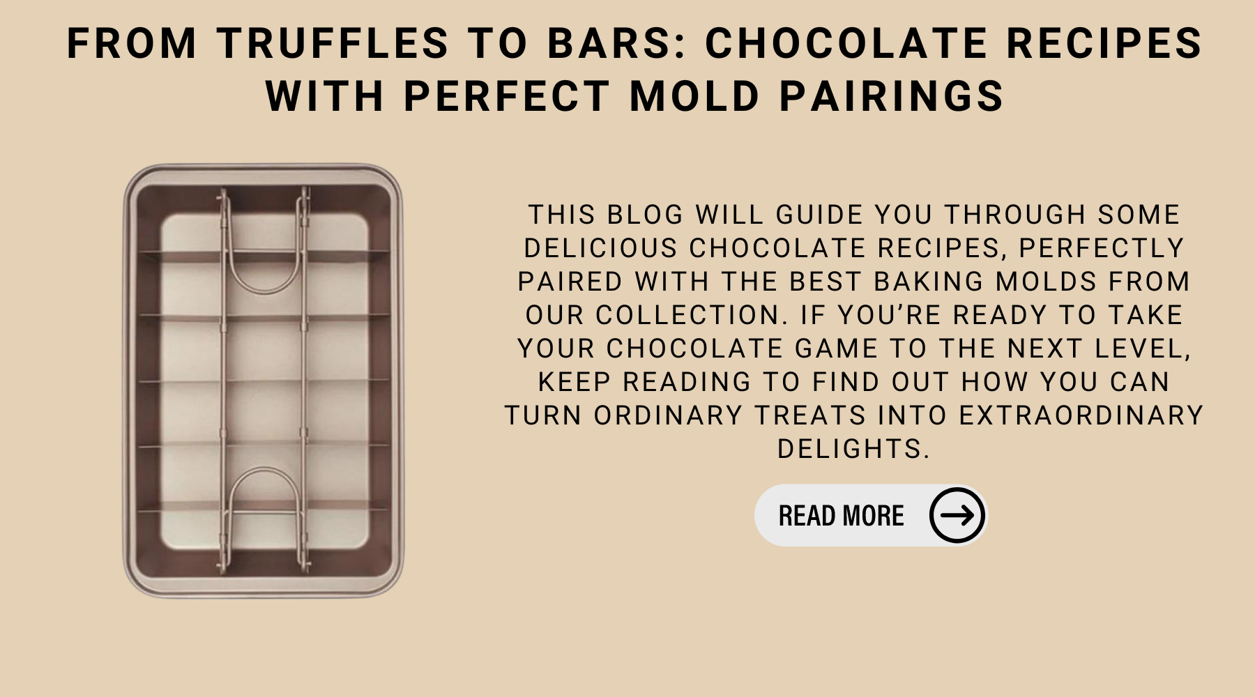 From Truffles To Bars: Chocolate Recipes With Perfect Mold Pairings