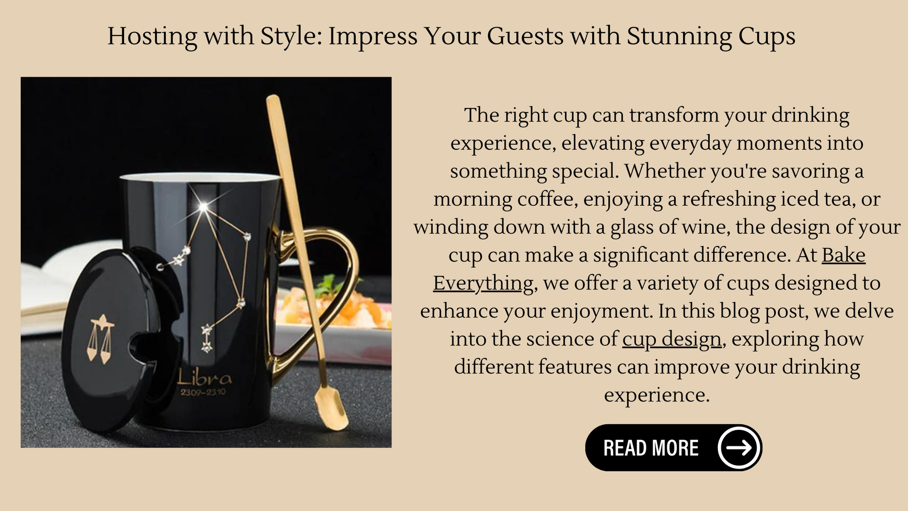 Hosting with Style: Impress Your Guests with Stunning Cups