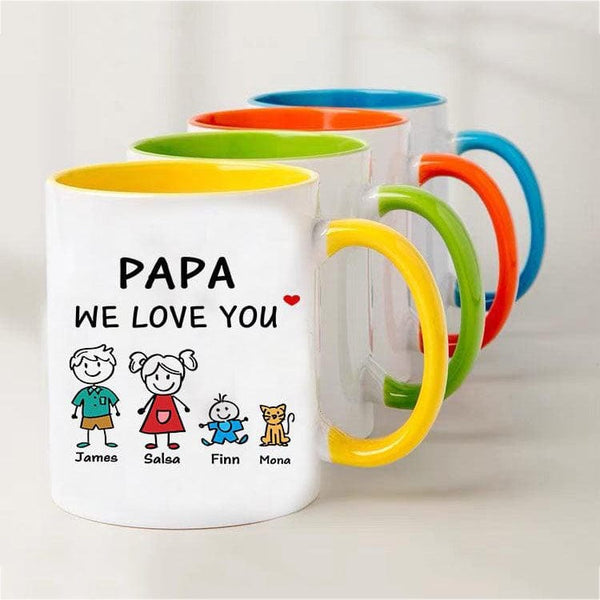 Dad We Appreciate You Personalized Printed Mug