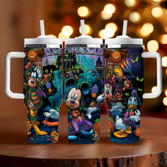 Halloween Night 40oz Insulated Tumbler With Straw