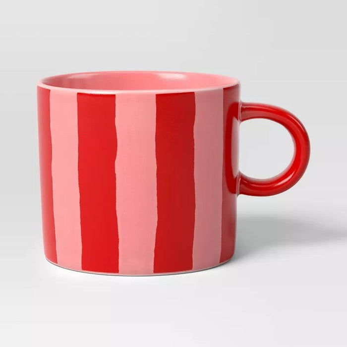 16oz Striped Stoneware Mug