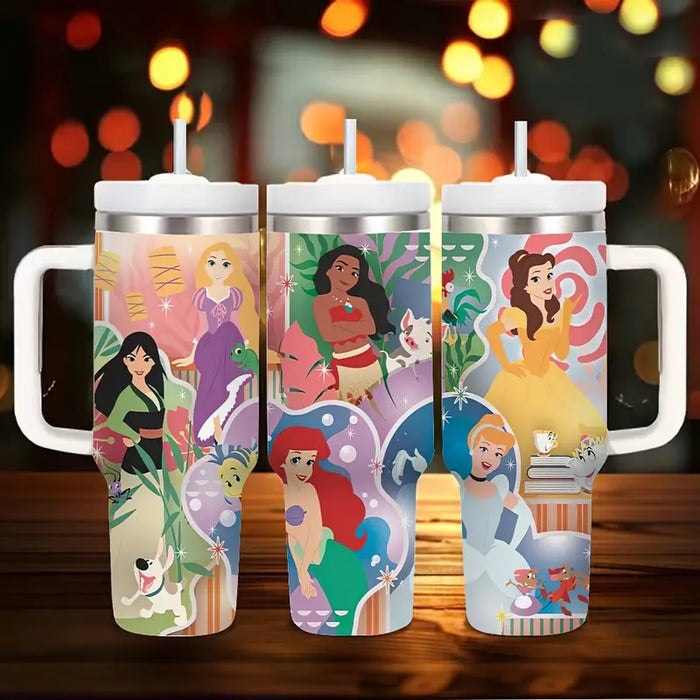 Fairytale Princess 40oz Tumbler With Lid