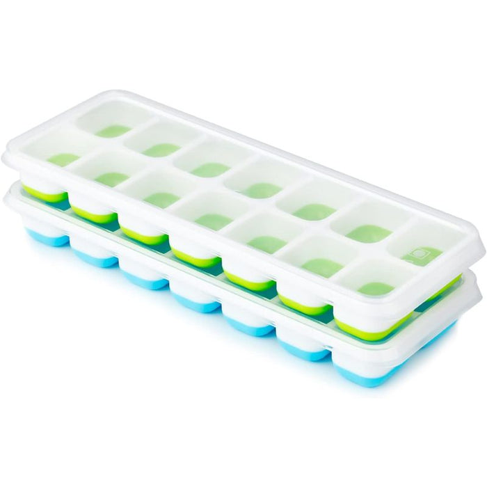 Silicone Ice Cube Trays 4 Pack With Lids