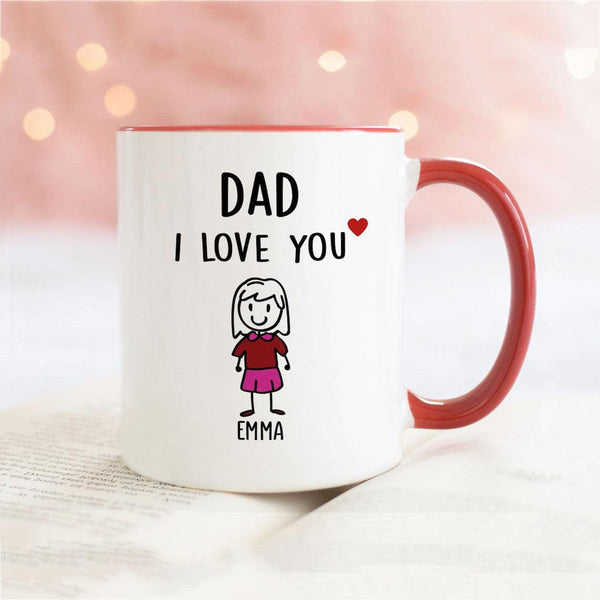 Dad We Appreciate You Personalized Printed Mug