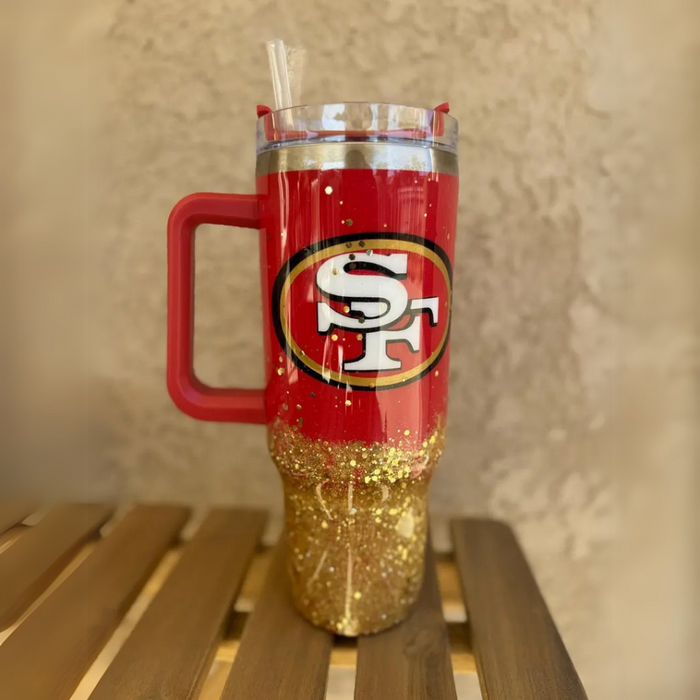 San Francisco 49ers Football Team Printed Tumbler