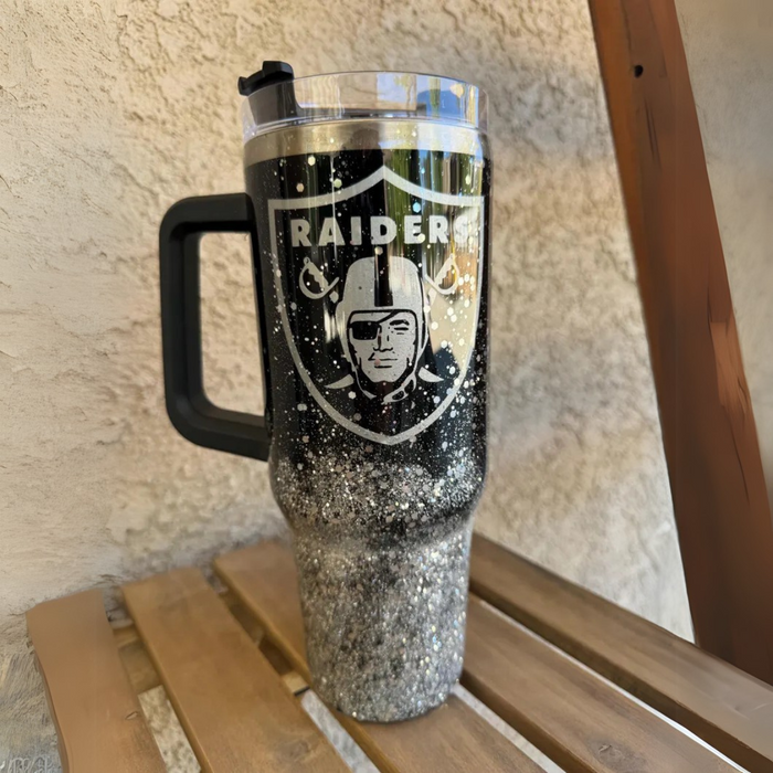 Las Vegas Raiders Football Team Printed Tumbler