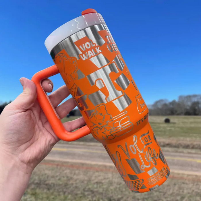 Tennessee Volunteers Insulated Stainless Steel Tumbler With Handle