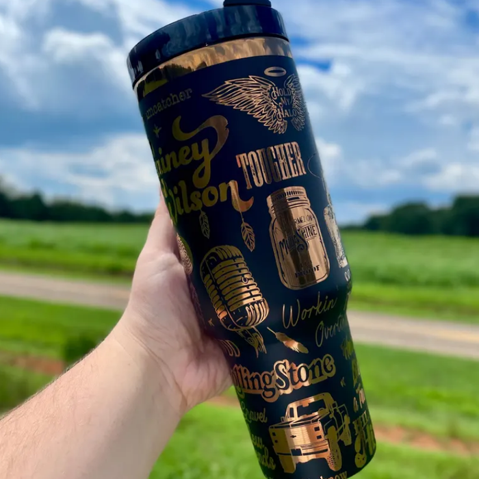 Lainey Wilson Engraved 40oz Insulated Stainless Steel Tumbler