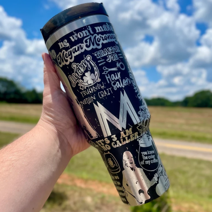 Megan Moroney Engraved 40oz Stainless Steel Tumbler
