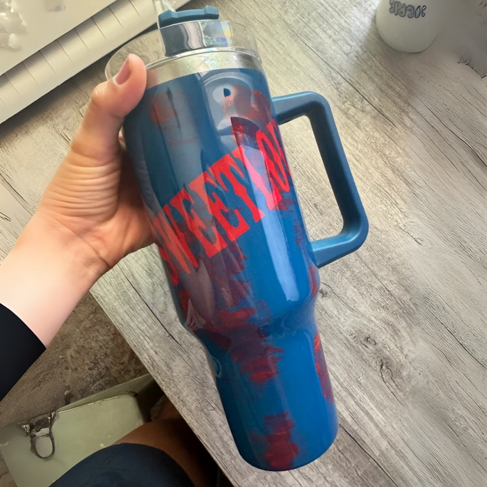 Houston Texans Football Team Theme Printed Tumbler