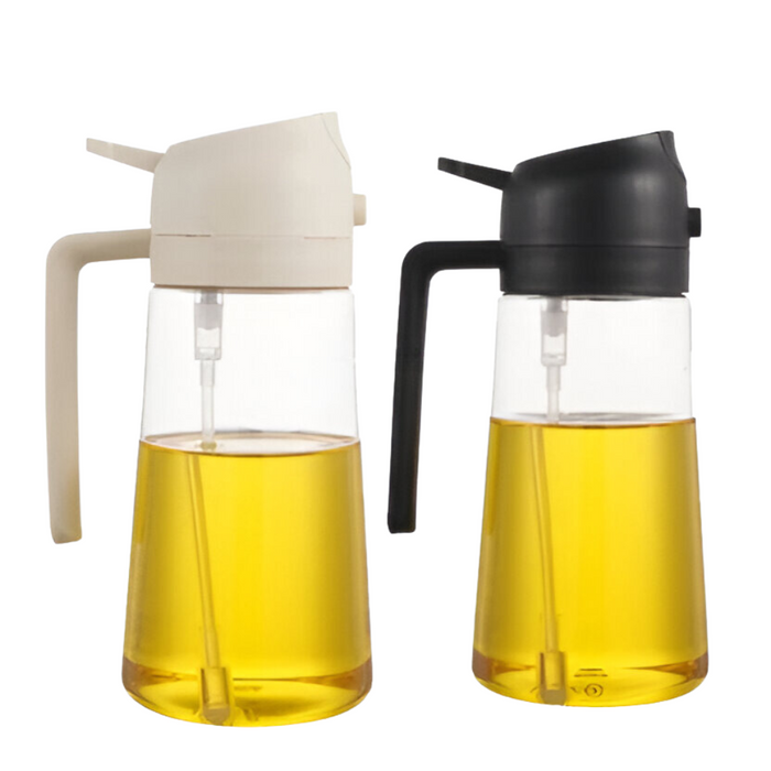 Set Of 2 Oil Dispenser Bottles For Cooking