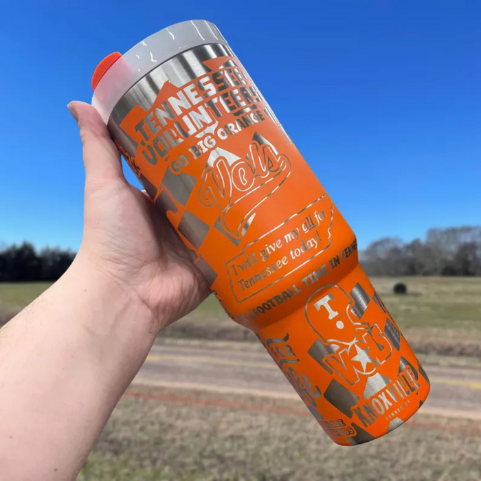 Tennessee Volunteers Insulated Stainless Steel Tumbler With Handle