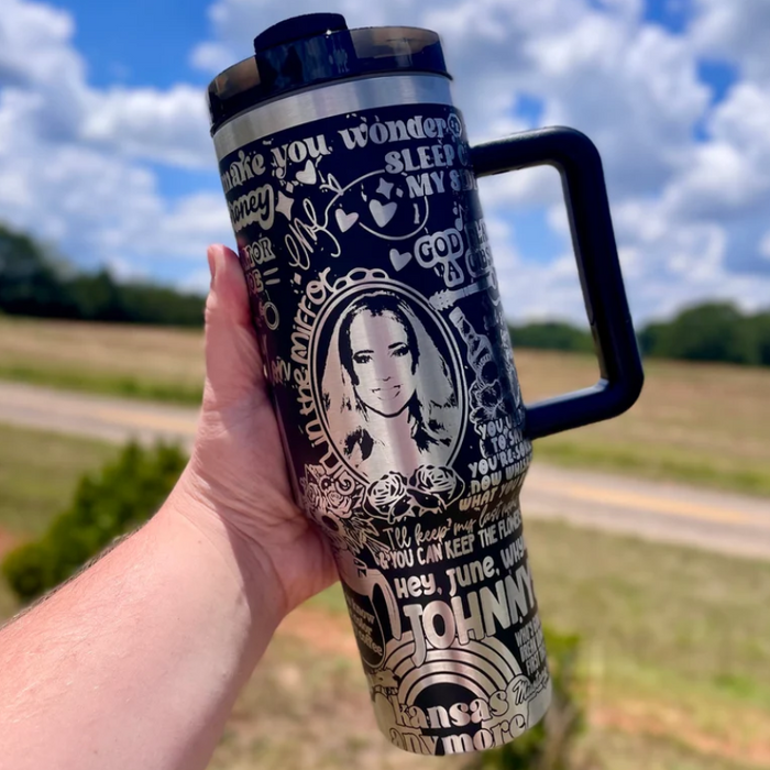 Megan Moroney Engraved 40oz Stainless Steel Tumbler