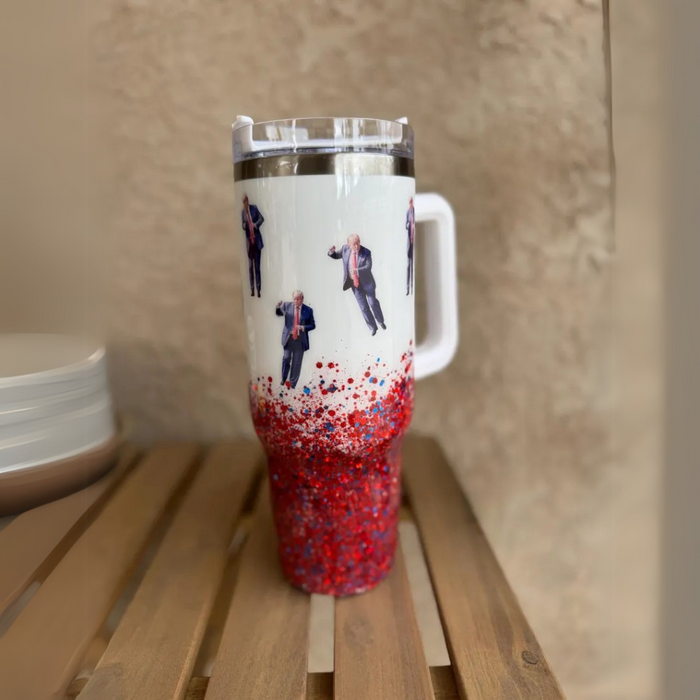 Trump Dance Printed Tumbler