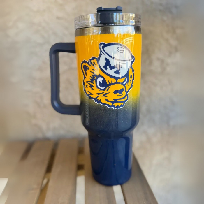 Michigan Wolverines Team Theme Printed Tumbler