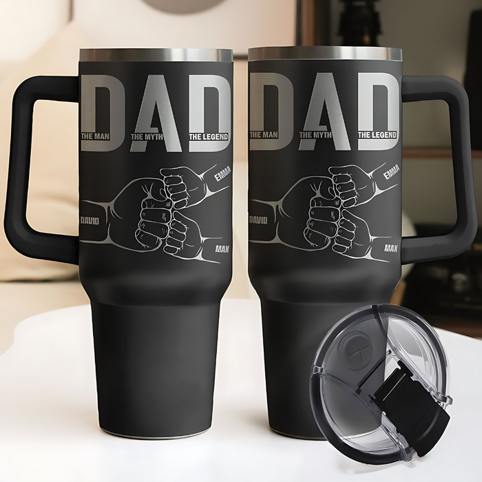 Dad The Man The Myth The Legend Personalized Tumbler