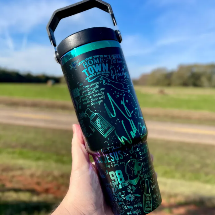 Musician Morgan Wallen 30oz Engraved Tumbler