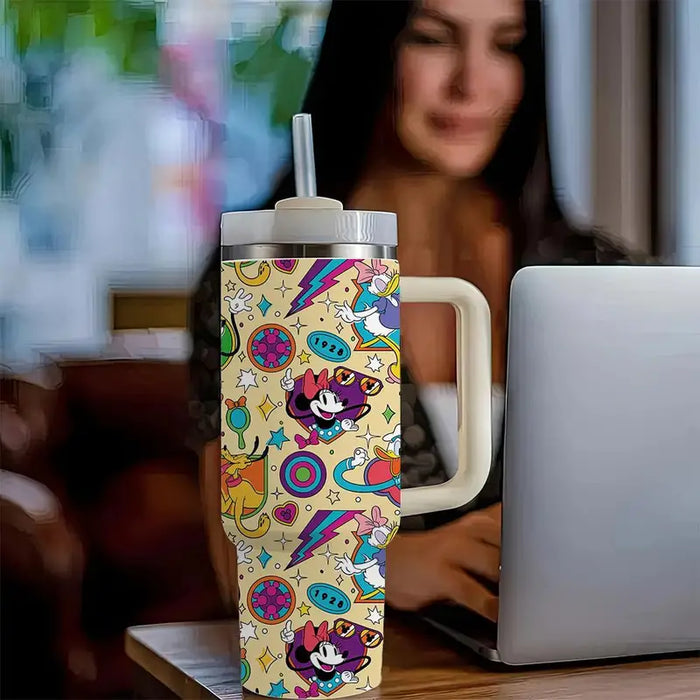 40oz Cartoon Characters Insulated Tumbler