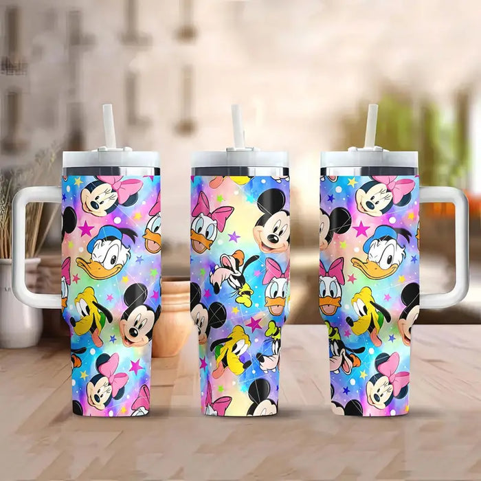 40oz Cartoon Characters Insulated Tumbler