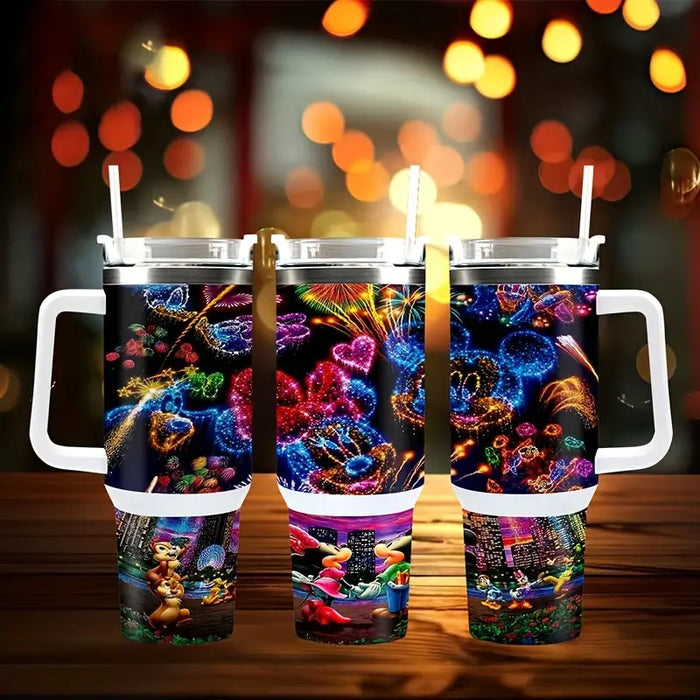 40oz Mickey And Minnie Fireworks Tumbler