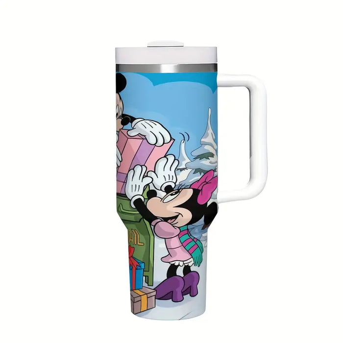 40oz Mickey And Minnie Insulated Tumbler