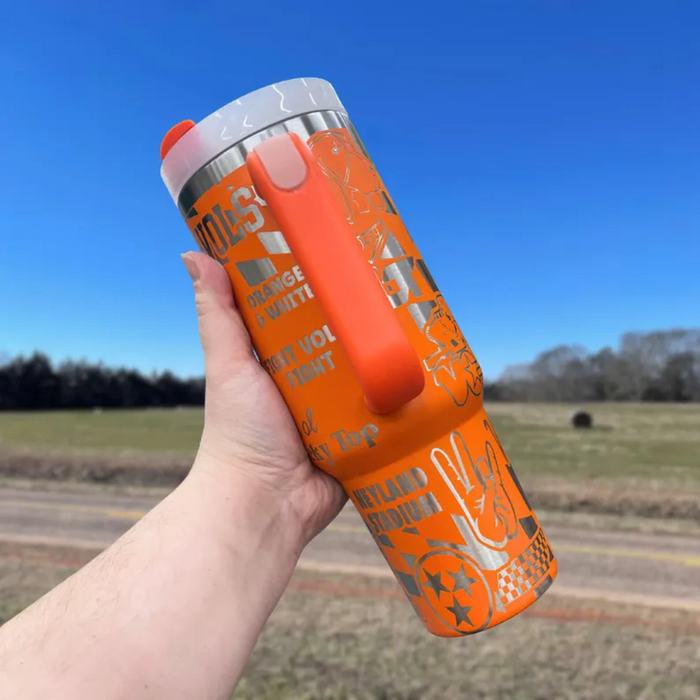 Tennessee Volunteers Insulated Stainless Steel Tumbler With Handle