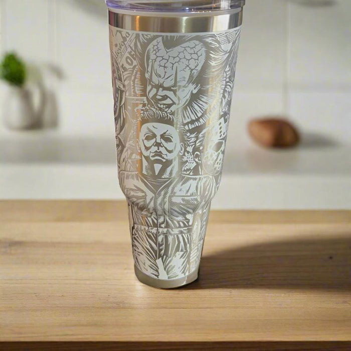 Glow In The Dark Character Printed 40oz Tumbler