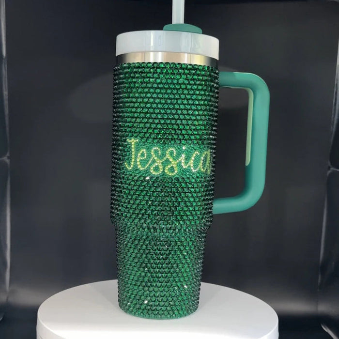 30oz Personalized Insulated Tumbler With Handle