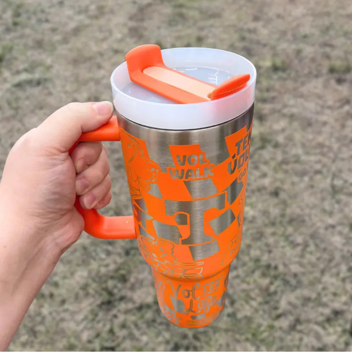 Tennessee Volunteers Insulated Stainless Steel Tumbler With Handle