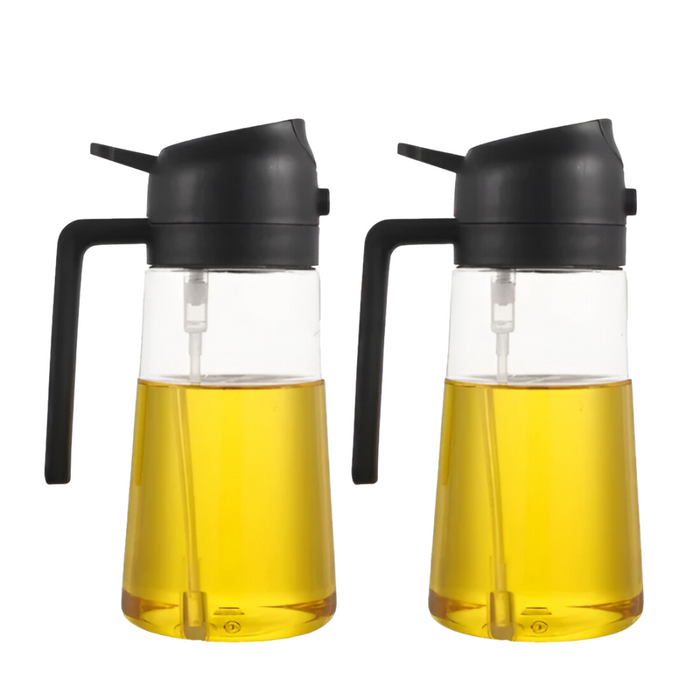 2 Pack Oil And Vinegar Dispenser Bottles