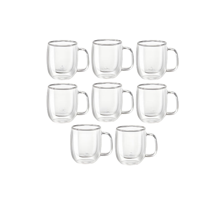 8 Piece Espresso Mug Set