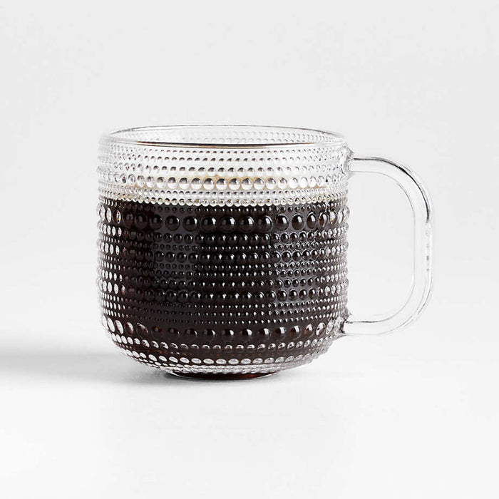 Clear Glass Mug With Smooth Design