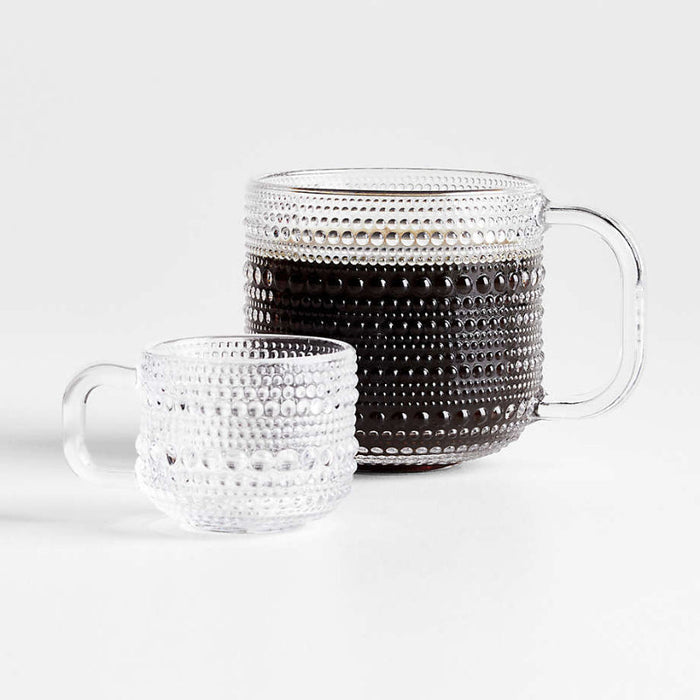 Clear Glass Mug With Smooth Design