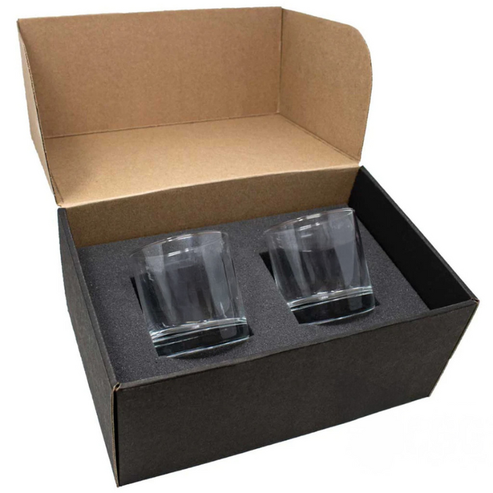 Pack Of Two Bulletproof Design Glass Set