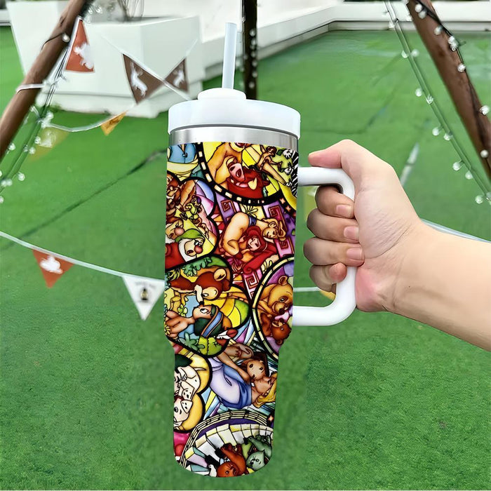 Cartoon Pattern Insulated Tumbler