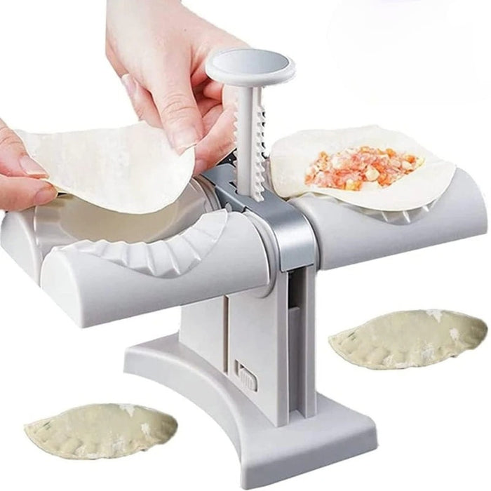 Dumpling Mold With Integrated Press