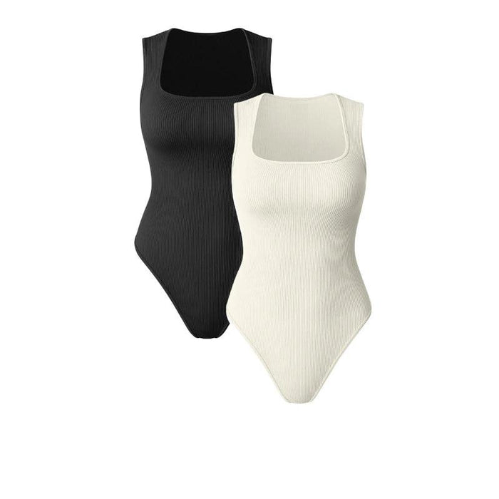 Elegant Ribbed Scoop Bodysuit