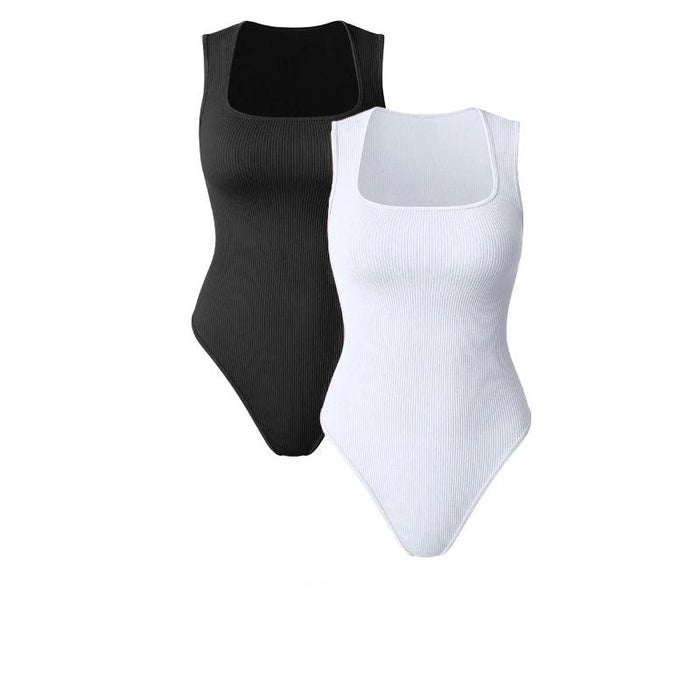 Elegant Ribbed Scoop Bodysuit