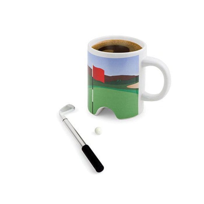 Golf Design Mug With Pen Set