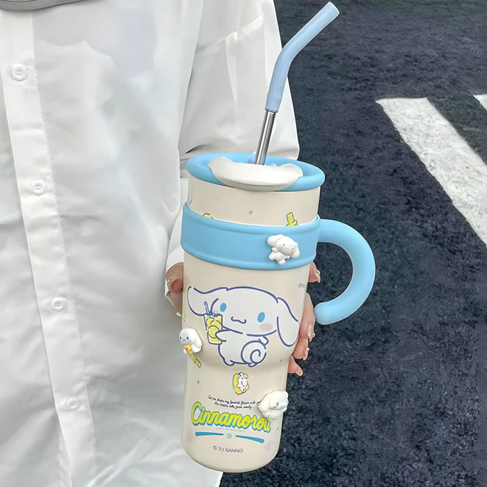 Cartoon Character Insulated Tumbler With Handle