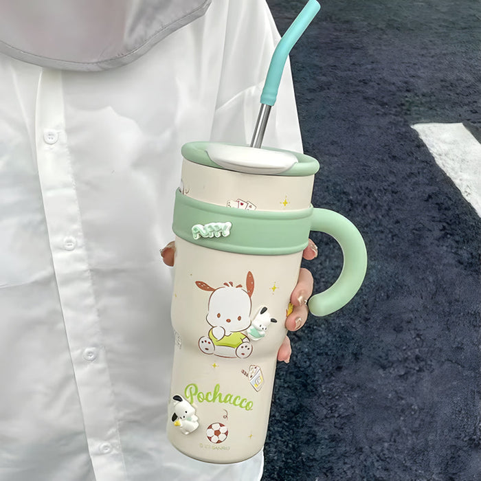 Cartoon Character Insulated Tumbler With Handle