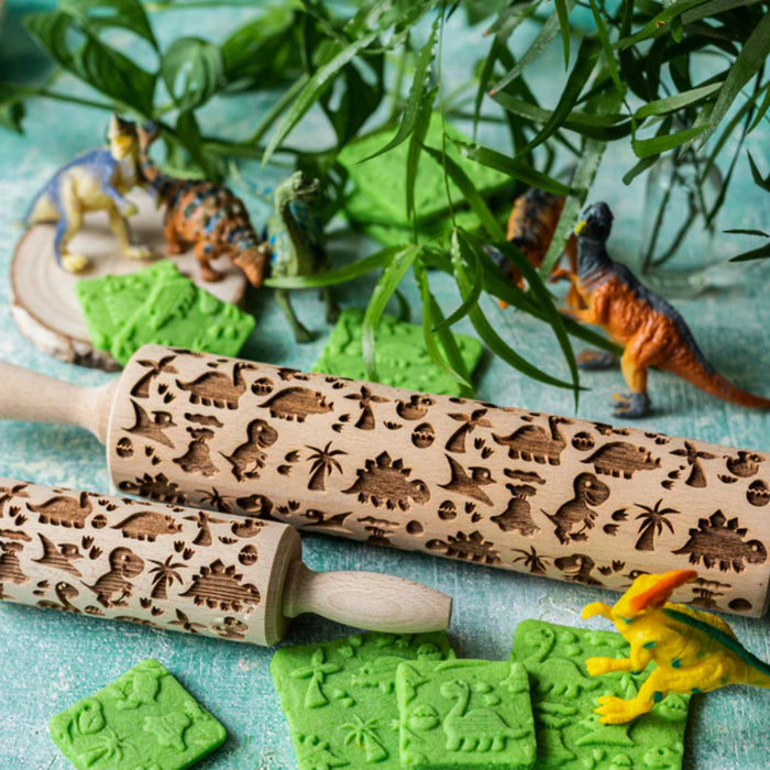 Dinosaur Embossed Rolling Pin