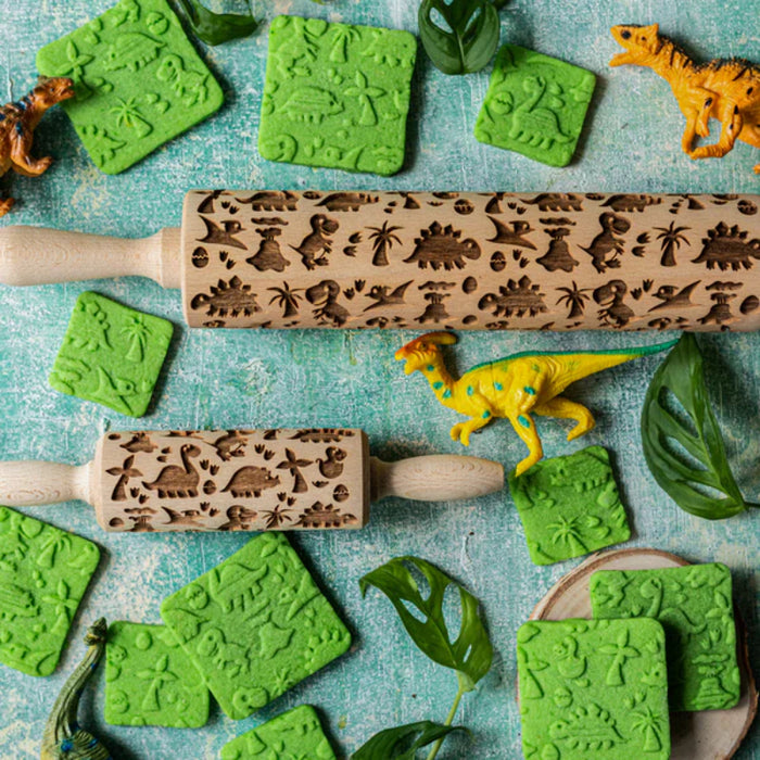 Dinosaur Embossed Rolling Pin