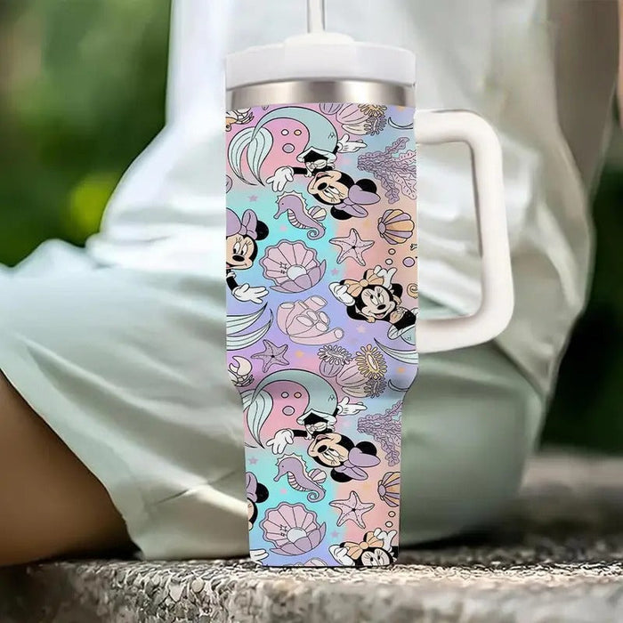 40oz Mickey And Minnie Character Insulated Tumbler