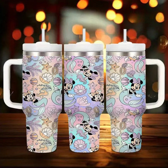 40oz Mickey And Minnie Character Insulated Tumbler