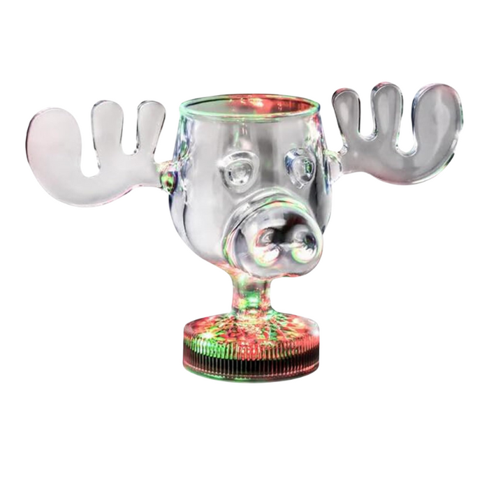 Novelty Moose Glass For Seasonal Gatherings