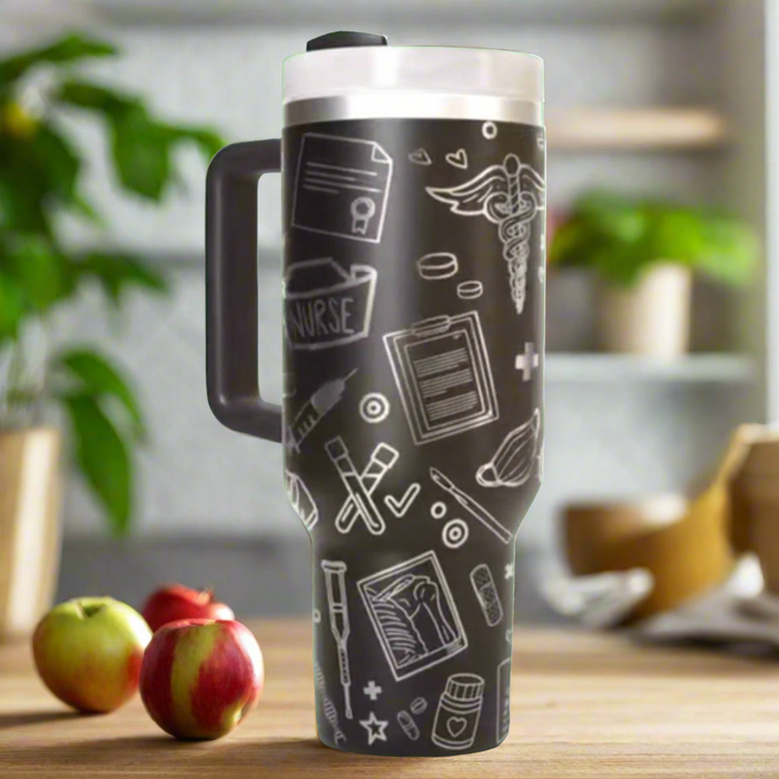 Nurse Engraved Personalized Travel Tumbler