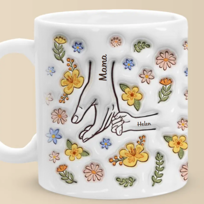 Personalized Names Printed Mug Gift For Mother's Day